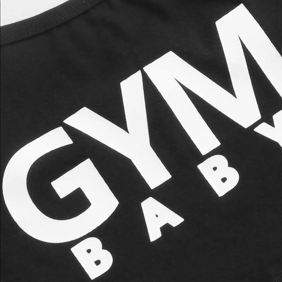 NWT Shein: Extra Large Baby Girl Black Strap Crop Tank - Picture 3 of 8